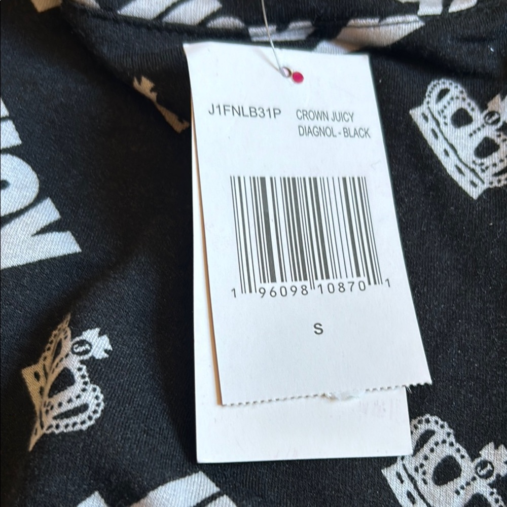 Juicy Couture Black and White Logo Sweatshirt - Picture 5 of 12